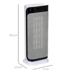 HOMCOM Portable Oscillating Ceramic Space Heater W/ Over Heating & Tip-over Protection -Tower Store 0163223d9f51e93726d30964e7c24de8 a303164c be32 45fe b722 144aebd41bdf
