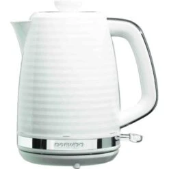 Daewoo Hive 1.7L 3KW Textured Jug Kettle - White