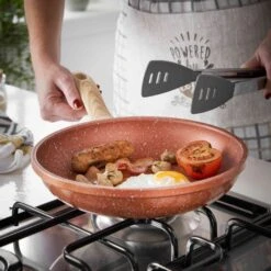 Lewis's Sovereign Stone Copper Frying Pan 24cm -Tower Store 1639138673 10534700