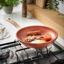 Lewis's Sovereign Stone Copper Frying Pan 24cm -Tower Store 1639138676 31448200