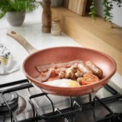 Lewis's Sovereign Stone Copper Frying Pan -Tower Store 1639138736 93918600