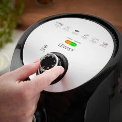 Lewis's Compact Air Fryer 2.4L 900W - Black -Tower Store 1645031246 21786400