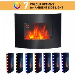 HOMCOM Electric Wall Mounted Fire Place Slimline Plasma Fan Heater Backlit 900/1800W 13 HOMCOM Electric Wall Mounted Fire Place Slimline Plasma Fan Heater Backlit 900/1800W -Tower Store 1645284857 80376100 70c97d72 87ad 45b5 b494 a06aa0e1d824