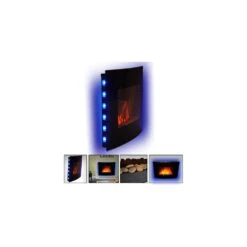 HOMCOM Electric Wall Mounted Fire Place Slimline Plasma Fan Heater Backlit 900/1800W 14 HOMCOM Electric Wall Mounted Fire Place Slimline Plasma Fan Heater Backlit 900/1800W -Tower Store 1645284859 47663800 9e91805d bdb7 4393 9562 fb98837425ab
