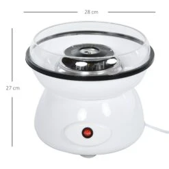 HOMCOM Candyfloss Machine 450W Non-Stick - White -Tower Store 1645288051 12843200 b980a64a 91be 4103 b485 bf36a83fab13
