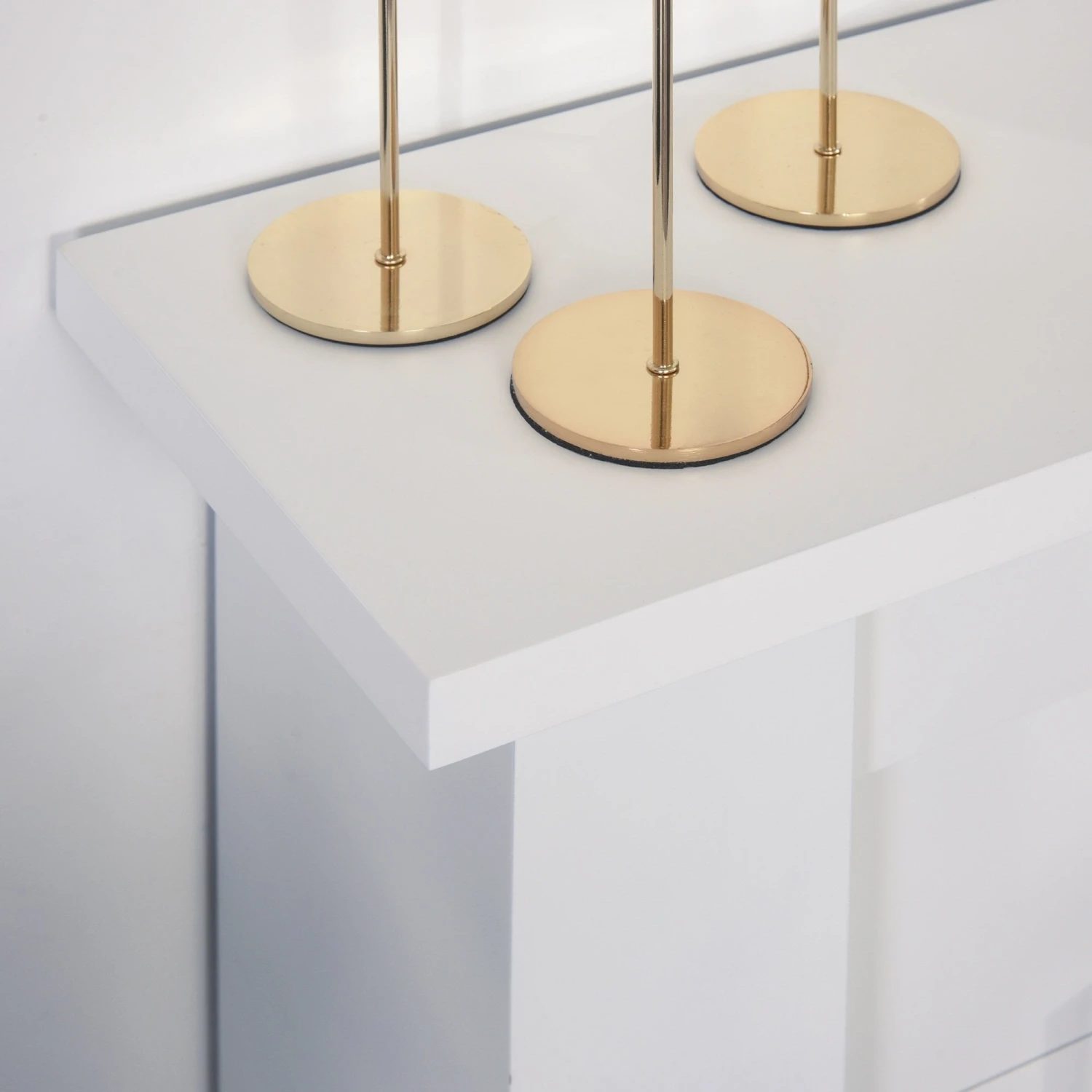 HOMCOM 2000W 5-Level MDF Electric Fireplace Heater With Remote White 8 HOMCOM 2000W 5-Level MDF Electric Fireplace Heater With Remote White - Image 8