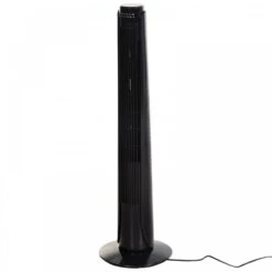 HOMCOM ABS 3-Speed Oscillating Tower Fan W/ Remote Black -Tower Store 1645291007 77618300 cc7ad466 613e 4062 81e1 5ae3f4efe163