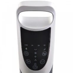 HOMCOM 40W Wind Speed Adjustable ABS Quiet Oscillating Tower Fan W/ Remote Silver -Tower Store 1645291053 95704200 f22c3e85 de21 4c89 b431 5281fcbd637f