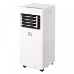 HOMCOM 7000BTU Portable ABS Air Conditioner W/ Remote Control White