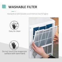 HOMCOM 7000BTU Portable ABS Air Conditioner W/ Remote Control White 16 HOMCOM 7000BTU Portable ABS Air Conditioner W/ Remote Control White -Tower Store 1645417617 50926900 25eacb54 7162 4d07 96c7 af5d49820099