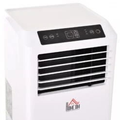 Homcom 10000BTU Portable ABS Air Conditioner W/ Remote Contro LA Energy Efficiency White -Tower Store 1645417631 38036000