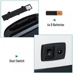 HOMCOM Sensor Dustbin Touchless Trash Can Automatic Garbage Bin Mirror Stainless Steel 48L -Tower Store 1645423181 43116600