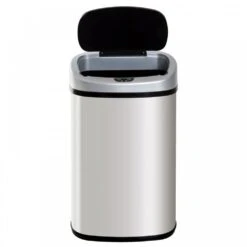 HOMCOM Sensor Dustbin Touchless Trash Can Automatic Garbage Bin Mirror Stainless Steel 48L -Tower Store 1645423183 09091300