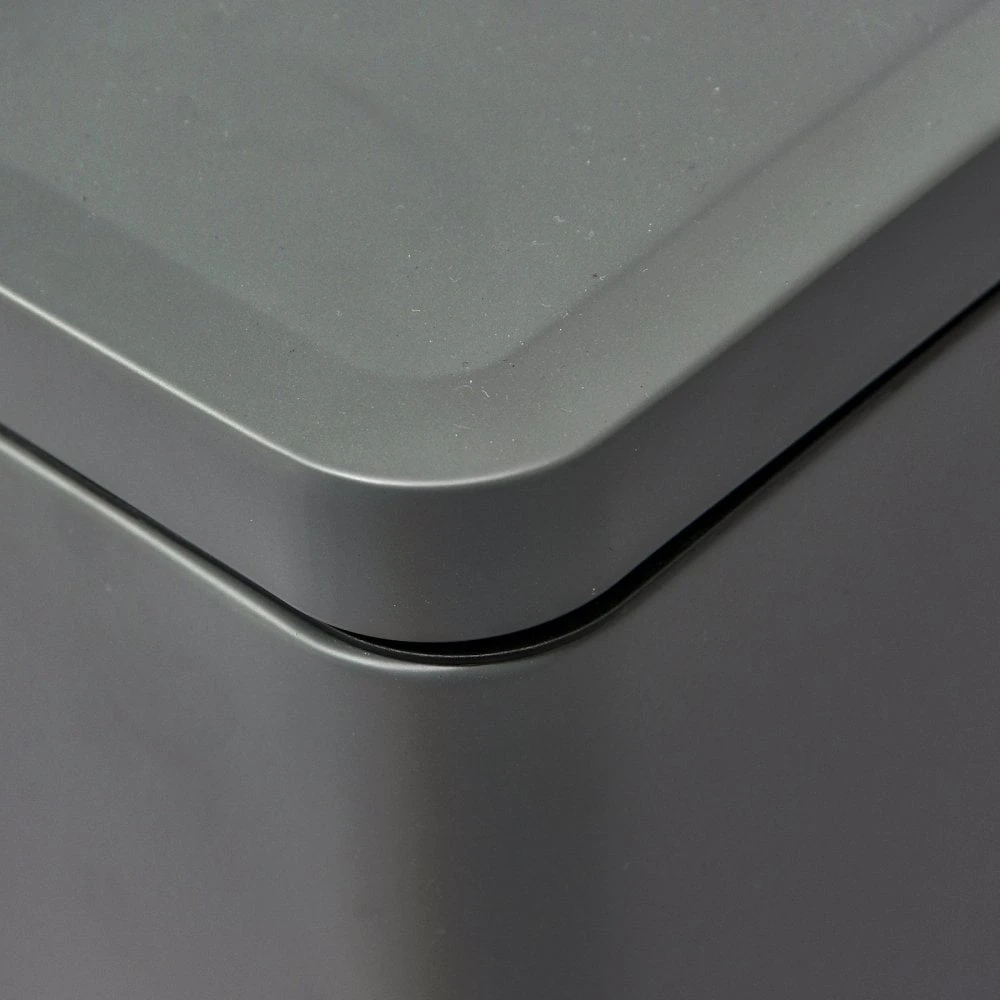 HOMCOM 5L Steel Step Trash Can With Quiet-Closed Lid, Silent And Gentle Open, Oversized Pedal, Back Pull Ring, For Living Room, Kitchen, Dorm, Office Bin Open 7 HOMCOM 5L Steel Step Trash Can With Quiet-Closed Lid, Silent And Gentle Open, Oversized Pedal, Back Pull Ring, For Living Room, Kitchen, Dorm, Office Bin Open - Image 7