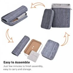 70L 2-Compartment Bamboo Laundry Basket Grey 17 70L 2-Compartment Bamboo Laundry Basket Grey -Tower Store 1645424255 94292500 2575f01a ea73 4c8f a2af e2560e09771f