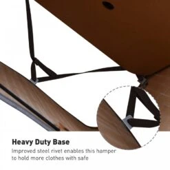 70L Flip Lid Bamboo Laundry Basket Grey -Tower Store 1645424273 36600000 37a0890f eff8 4bb5 bb1b e3a98289045b