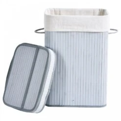 70L Flip Lid Bamboo Laundry Basket Grey -Tower Store 1645424279 07059600 21649fa3 2805 4cc7 9e81 e702babe6256