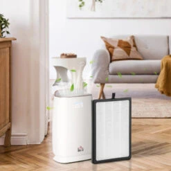 HOMCOM Air Purifier Filters Replacement For 823-032V70WT White -Tower Store 1l66ff18174837d24 jpg