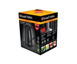 Russell Hobbs High Gloss 1.7L Rapid Boil Kettle - Black -Tower Store 2098234e