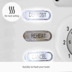 Morphy Richards Dune 2 Slice Toaster - White -Tower Store 220029 05