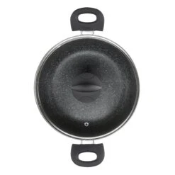 Lewis's Sovereign Stone 24cm Scratch Resistant Easy Clean Non Stick Stockpot & Lid -Tower Store 2646459 IMAGE2