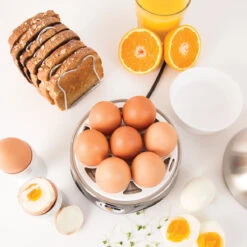 Quest Nutri-Q Egg Cooker & Poacher Stainless Steel -Tower Store 2908601 6