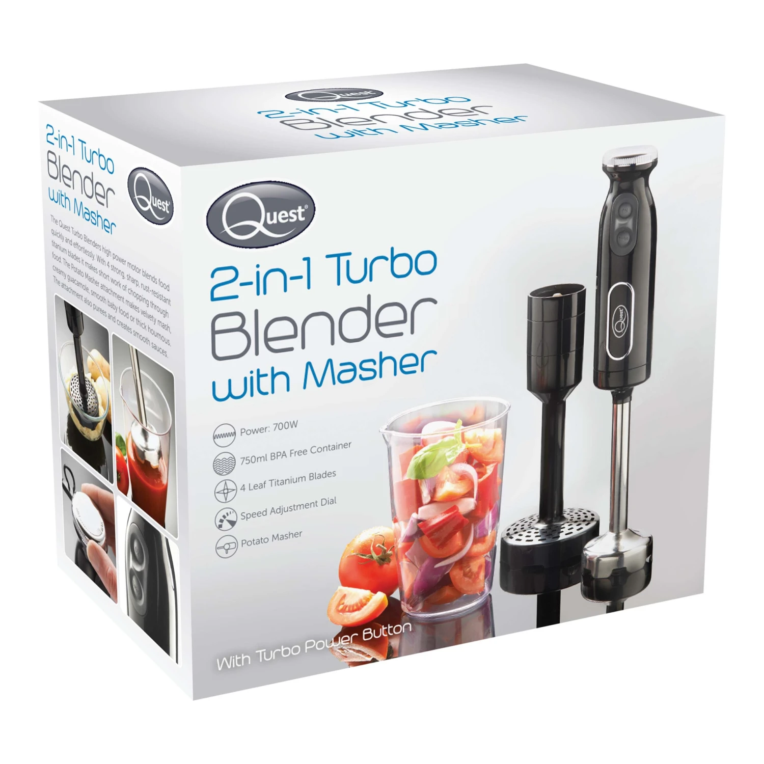 Quest 2-in-1 Turbo Blender With Masher 3 Quest 2-in-1 Turbo Blender With Masher - Image 3