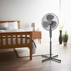 Benross Standing Fan 16 Inch - Grey -Tower Store 3326039 4
