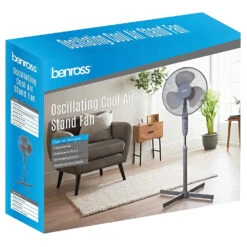 Benross Standing Fan 16 Inch - Grey -Tower Store 3326039 6