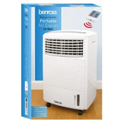 Benross Portable Air Cooler With Remote Control 60w - White -Tower Store 3507575 1