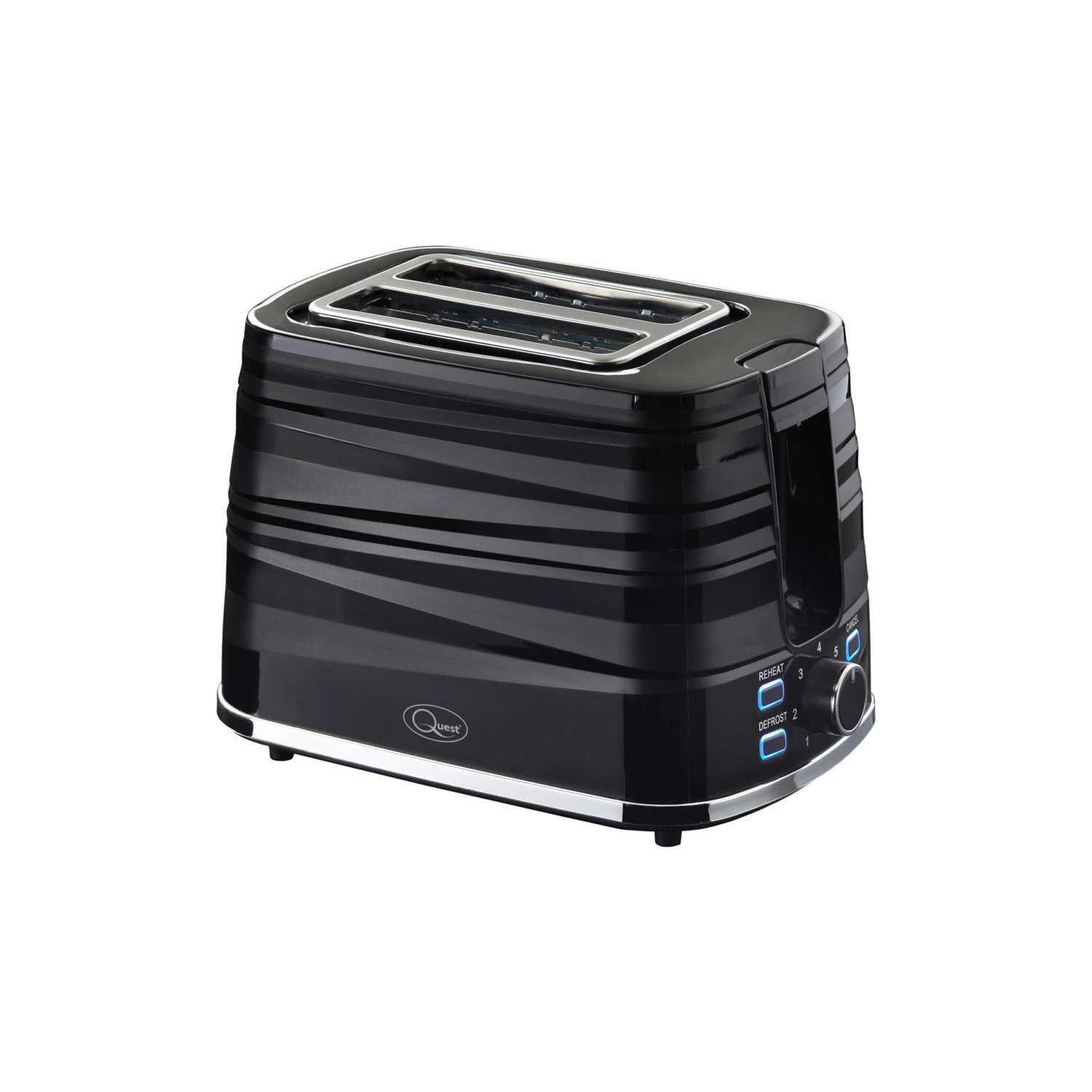 Quest Harmony 2 Slice Toaster - Black 1 Quest Harmony 2 Slice Toaster - Black