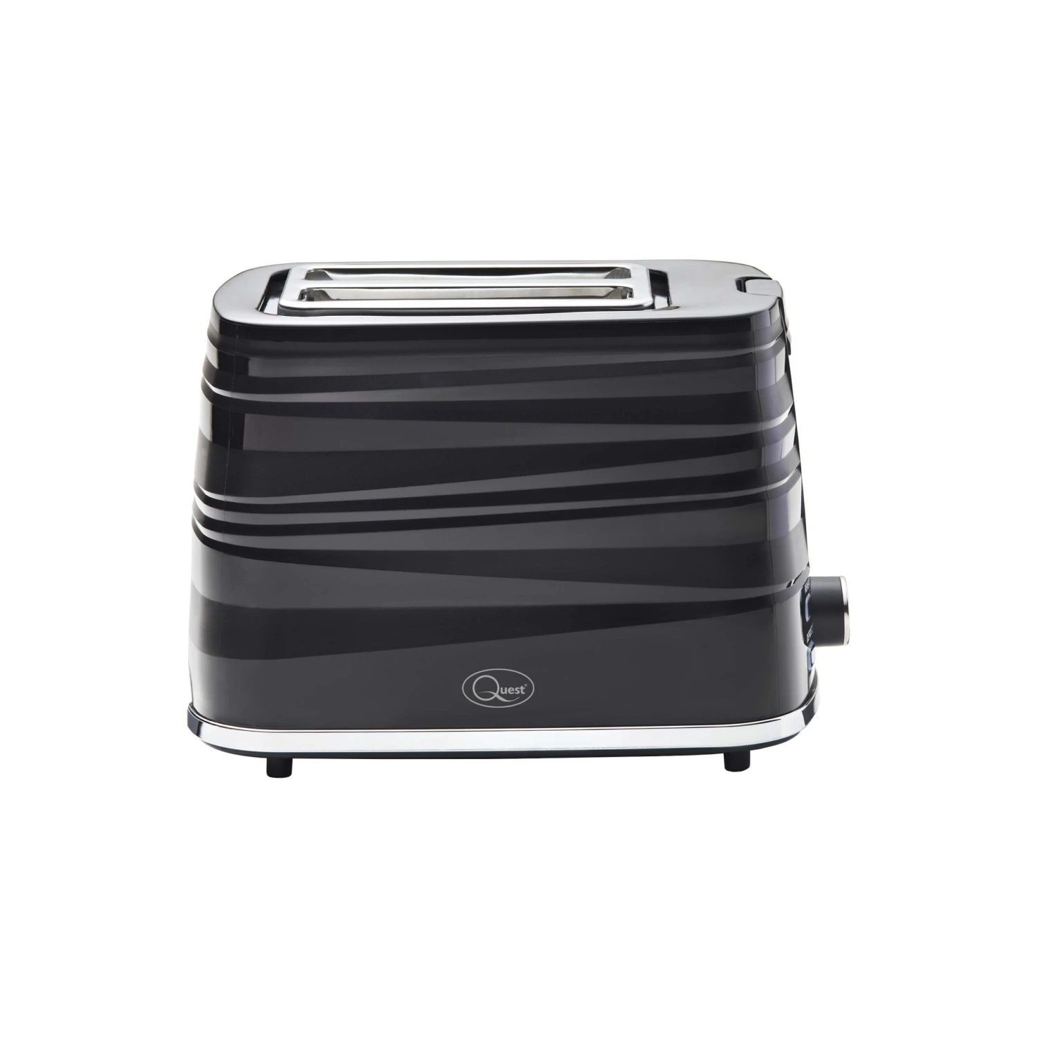 Quest Harmony 2 Slice Toaster - Black 4 Quest Harmony 2 Slice Toaster - Black - Image 4
