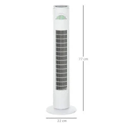 HOMCOM Tower Fan 30'' Freestanding - White 10 HOMCOM Tower Fan 30'' Freestanding - White -Tower Store 3xVa1217f68a084ac jpg