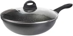 Lewis's Sovereign Stone 28cm Scratch Resistant Easy Clean Non Stick Wok & Lid All Hobs 15 Lewis's Sovereign Stone 28cm Scratch Resistant Easy Clean Non Stick Wok & Lid All Hobs -Tower Store 41CnkdXw1UL. AC SL1000