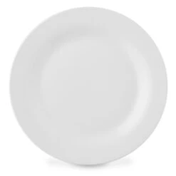 Lewis's 16 Piece Dinner Set - Plain Arctic White -Tower Store 4231370
