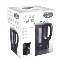 Quest 1.7L Plastic Jug Kettle - Black -Tower Store 4287612a