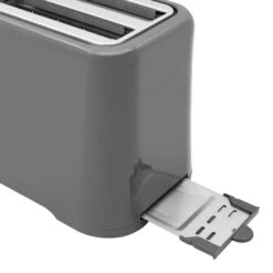 Quest 2 Slice Plastic Toaster - Grey 15 Quest 2 Slice Plastic Toaster - Grey -Tower Store 4287681 6