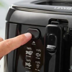 Lewis's Deep Fat Fryer 2.5L - Black -Tower Store 4287773 IMAGE5