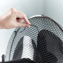 Lewis's 16 Inch Standing Pedestal Fan - Black 11 Lewis's 16 Inch Standing Pedestal Fan - Black -Tower Store 4310457 IMAGE9