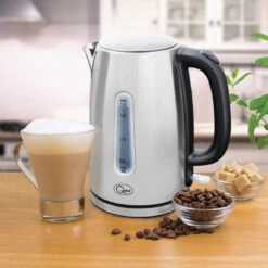 Quest 1.7L 3KW Stainless Steel Jug Kettle - Silver 24 Quest 1.7L 3KW Stainless Steel Jug Kettle - Silver -Tower Store 4327530 1
