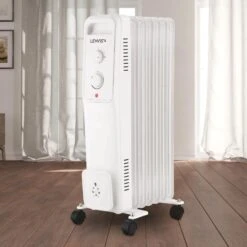 Lewis's Oil Filled Radiator 7 Fin - 1500w White 7 Lewis's Oil Filled Radiator 7 Fin - 1500w White -Tower Store 4340348 7fin Oil Filled Radiator lifestyle 2000x2000 1