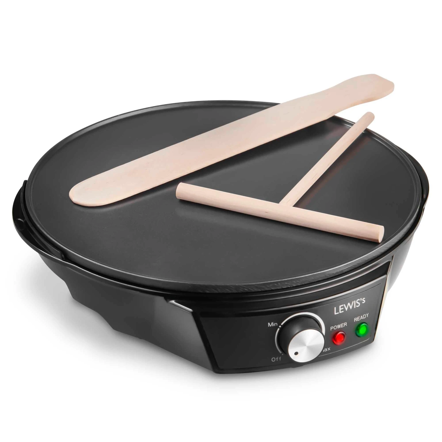 LEWIS'S 1200W Electric Pancake & Crepe Maker 1 LEWIS'S 1200W Electric Pancake & Crepe Maker