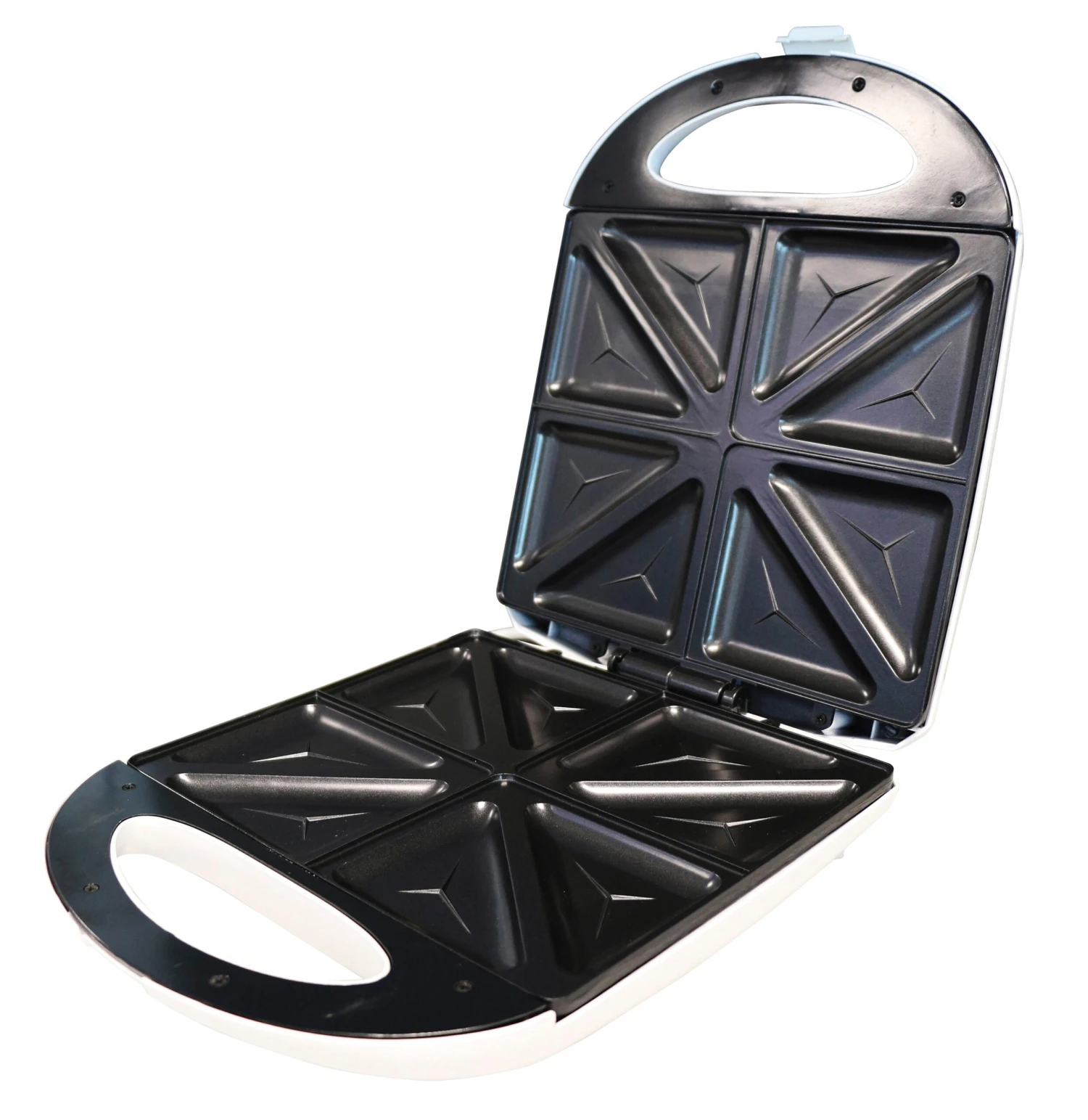 Lewis's Sandwich Maker 4 Slice - White 2 Lewis's Sandwich Maker 4 Slice - White - Image 2