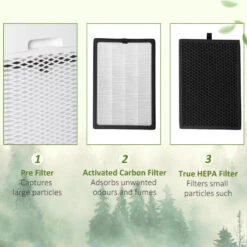 HOMCOM Air Purifiers - White 15 HOMCOM Air Purifiers - White -Tower Store 44k88c1816f5d1c97 jpg