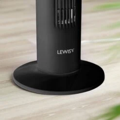 Lewis's 32 Inch Tower Fan - Black -Tower Store 4509714 LEWIS s 32 inch TOWER FAN 2000 x 2000 4