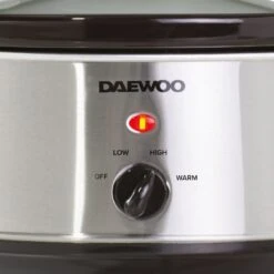 Daewoo Slow Cooker 3.5L - Stainless Steel -Tower Store 48546543