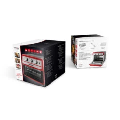 Kalorik Air Fryer & Mini Oven 22L - Red 1700W -Tower Store 4997368 Kalorik Air Fryer Mini Oven 22L Red 1700W 2