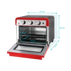 Kalorik Air Fryer & Mini Oven 22L - Red 1700W -Tower Store 4997368 Kalorik Air Fryer Mini Oven 22L Red 1700W 7