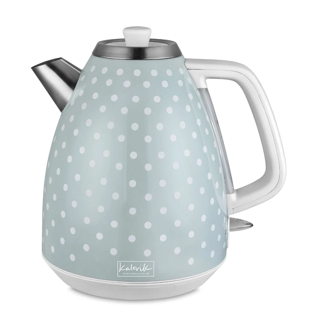 Kalorik Vintage Polkadot Kettle 3000w 1.7L - Shutter Green 1 Kalorik Vintage Polkadot Kettle 3000w 1.7L - Shutter Green