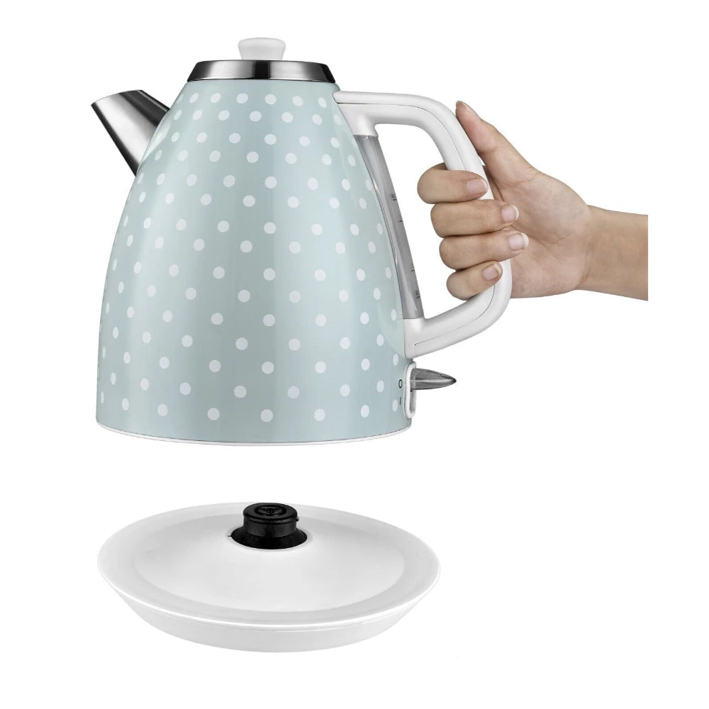 Kalorik Vintage Polkadot Kettle 3000w 1.7L - Shutter Green 5 Kalorik Vintage Polkadot Kettle 3000w 1.7L - Shutter Green - Image 5
